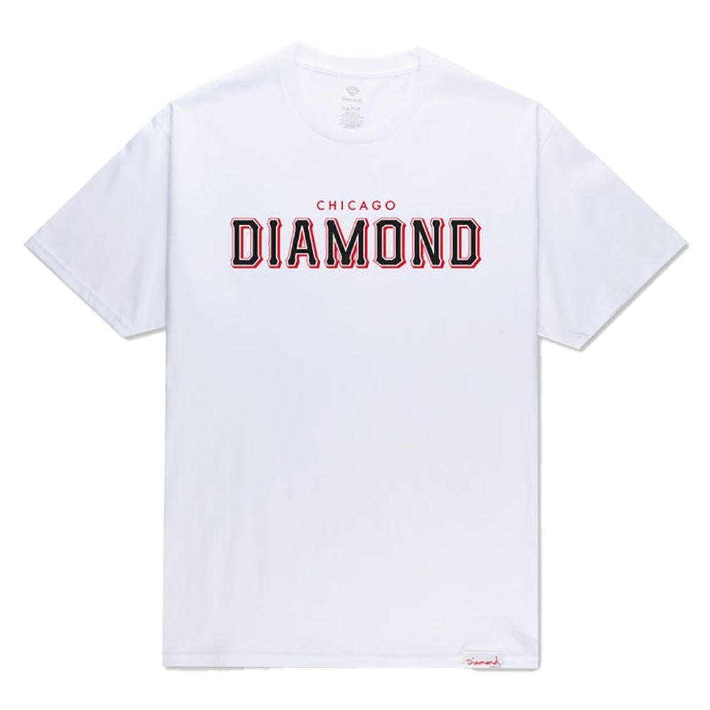 Camiseta Diamond Hometeam Chi Masculina Branco Branco 1