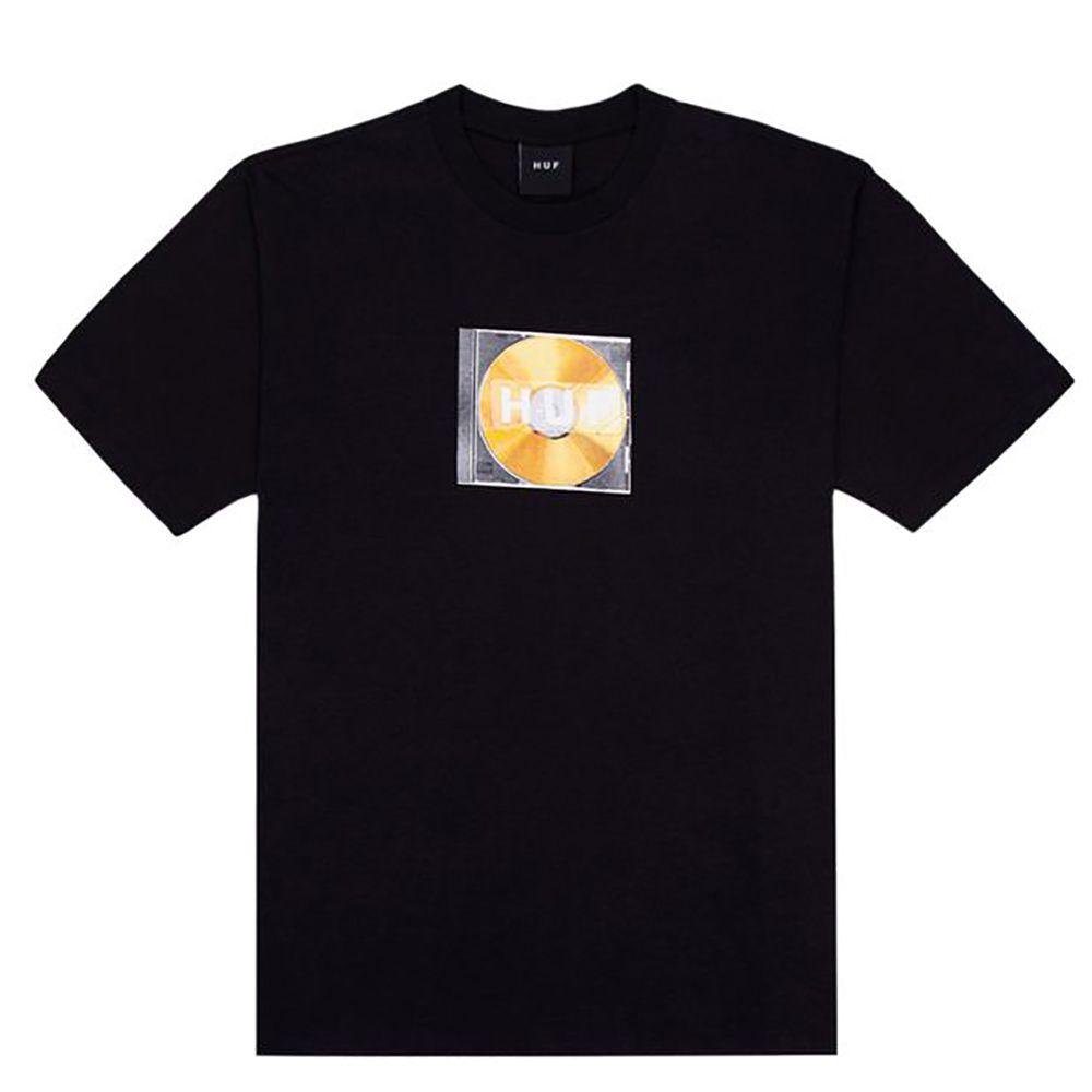 Camiseta Huf Mix Box Logo Masculina Preto Preto 1