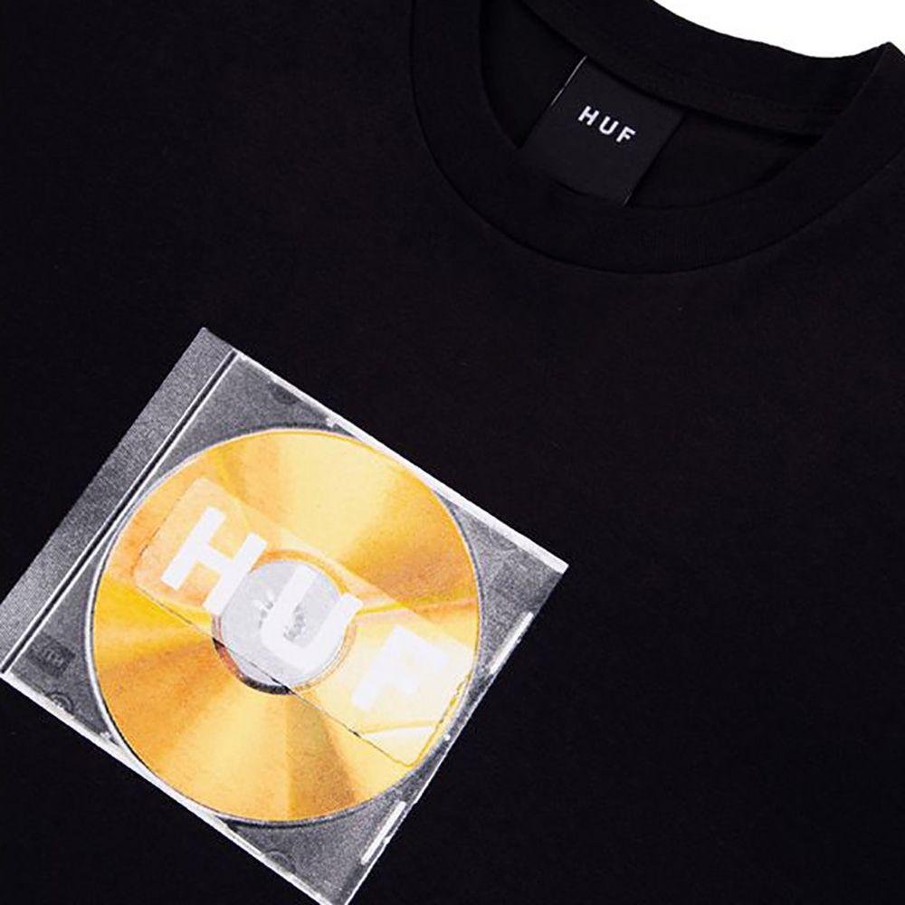 Camiseta Huf Mix Box Logo Masculina Preto Preto 3