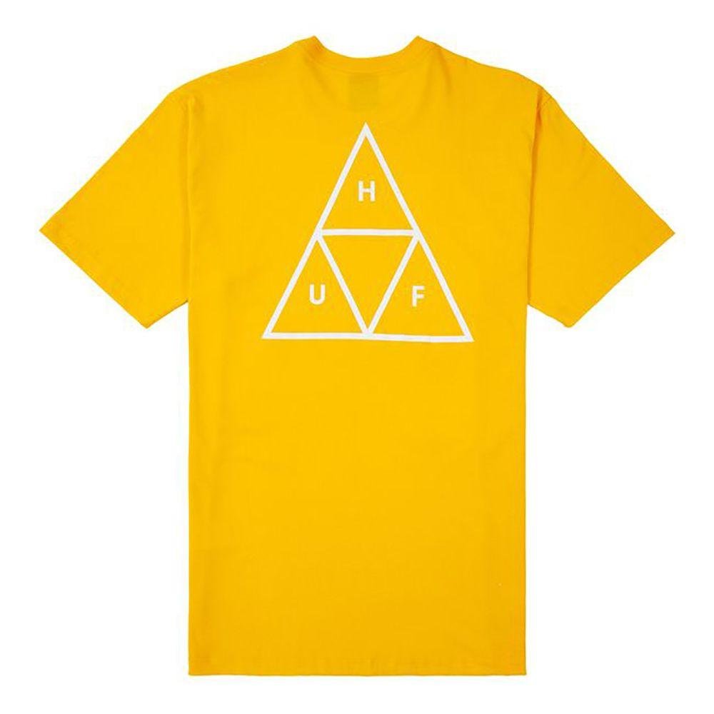 Camiseta Huf Essentials TT Masculina Amarelo Amarelo 2