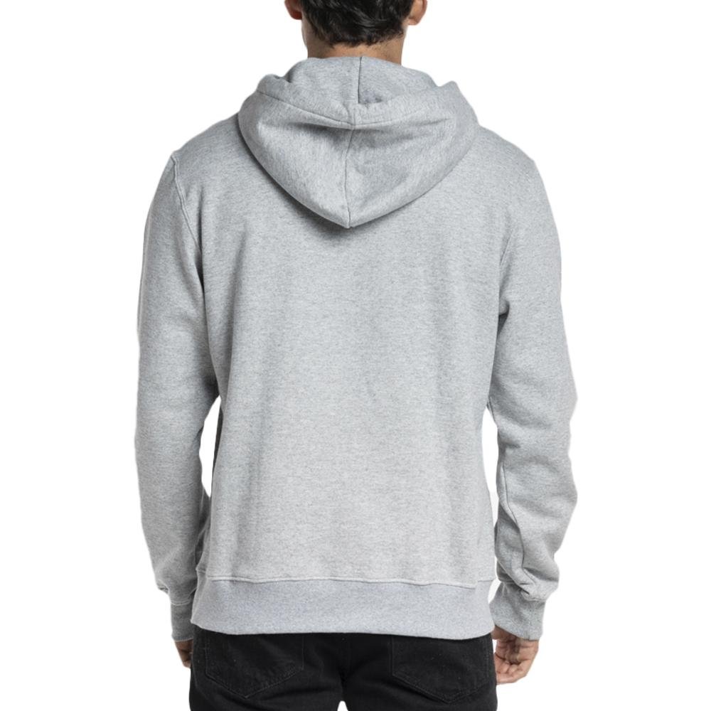 Moletom Quiksilver Canguru Embroidery WT23 Masculino Cinza Cinza 2