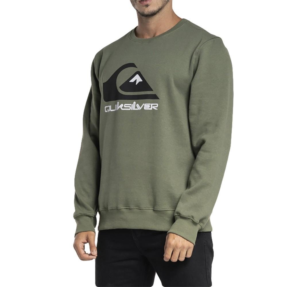 Moletom Quiksilver Careca Full Logo WT23 Masculino Verde Verde 3