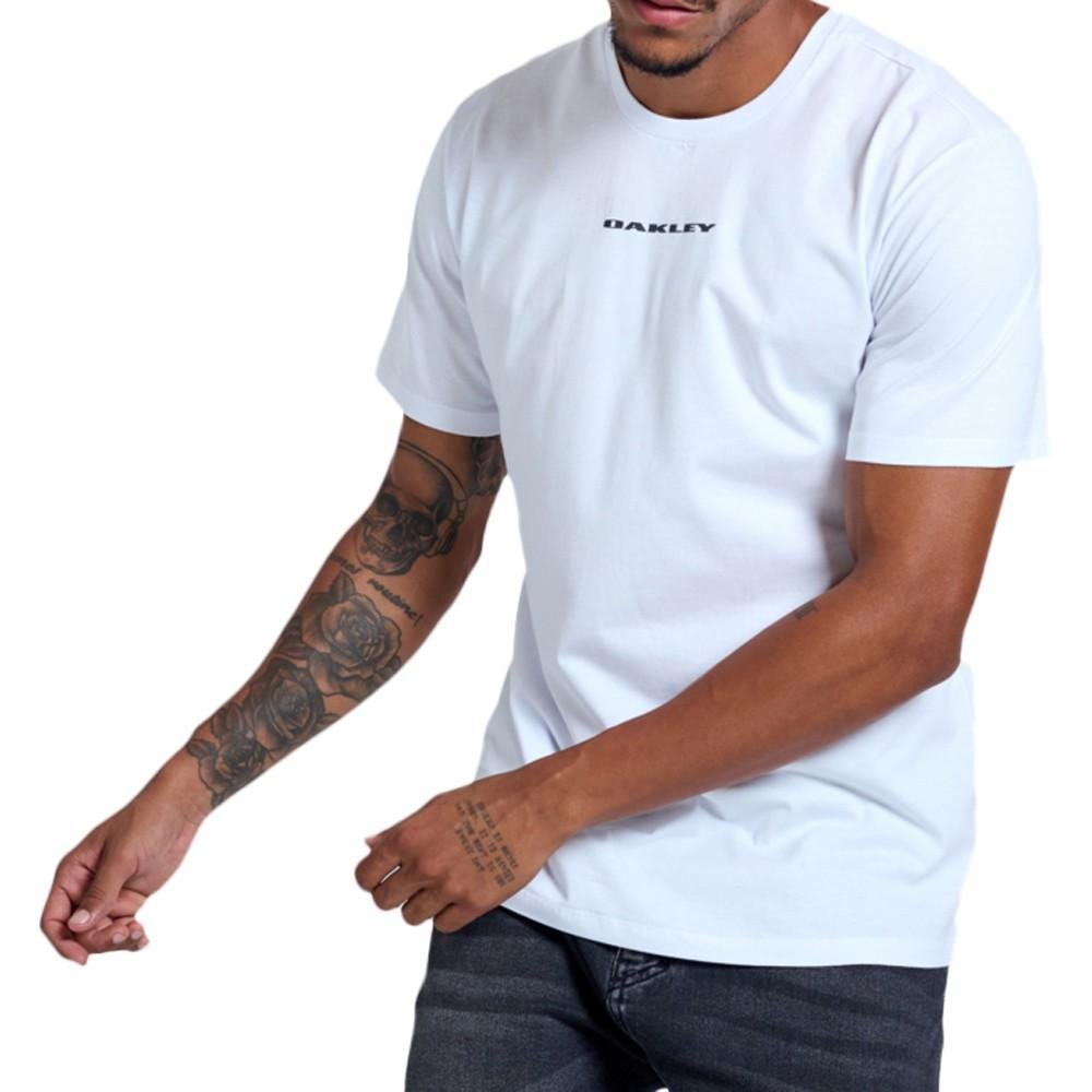 Camiseta Oakley Caveira - Branco