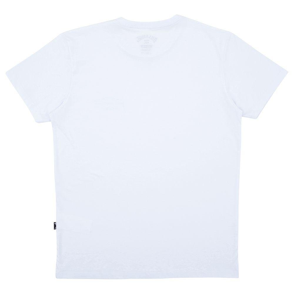 Camiseta Billabong Walled Masculina Branco Branco 6