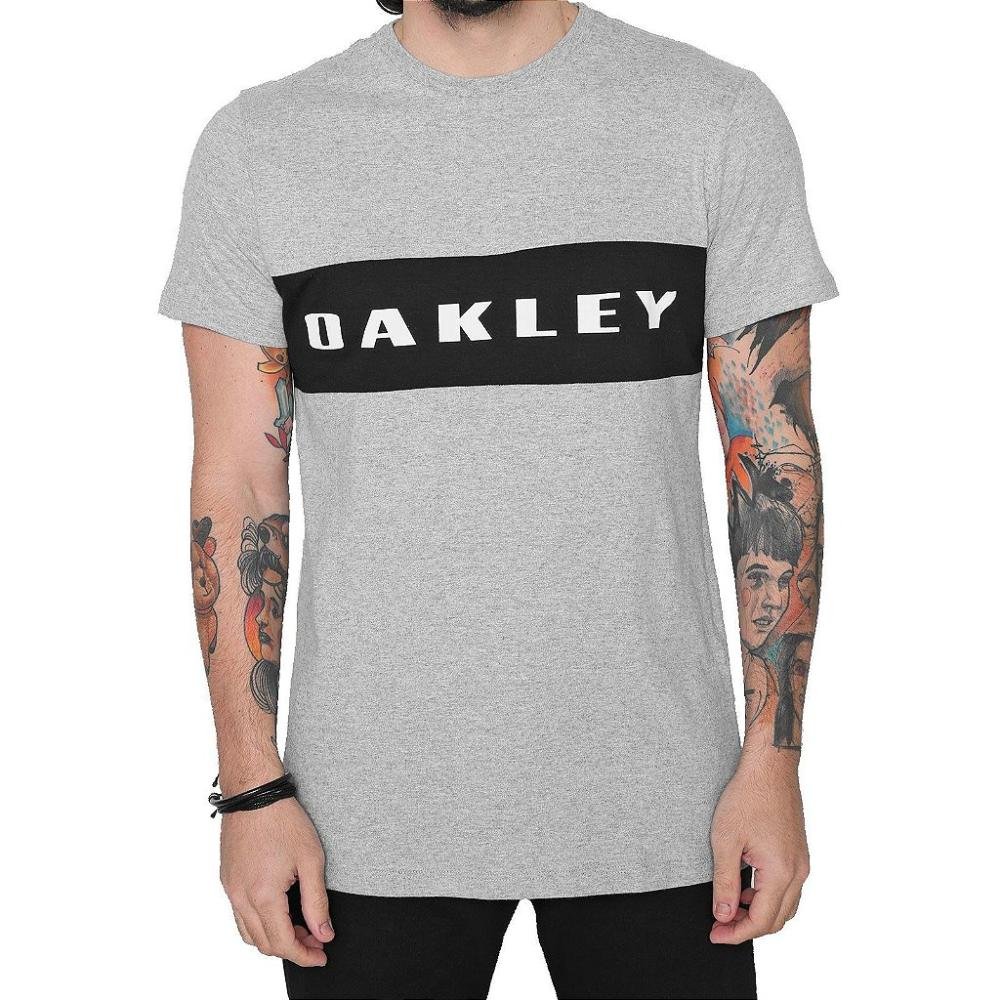 Camiseta Oakley Malha Dry Fit Camisa Masculina Manga Curta
