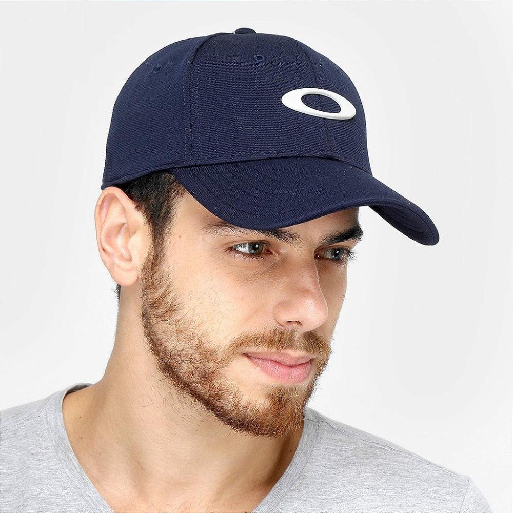 Boné Oakley Tincan Cap Azul Marinho/Branco Azul 3