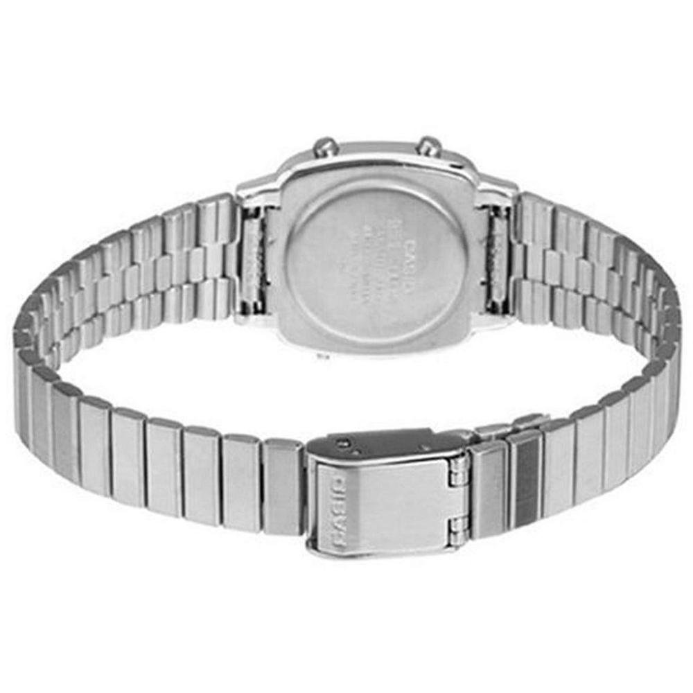 Relógio Casio Vintage LA670WA-1DF Preto/Prata Prata 2