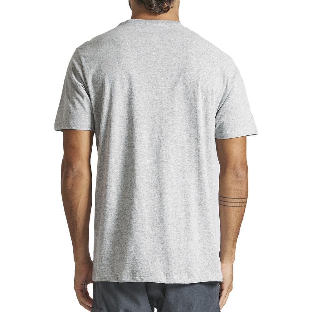 Camiseta Hurley O&O Solid SM24 Masculina Mescla Cinza Cinza 2