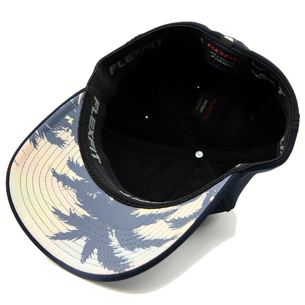 Boné Quiksilver Aba Curva Plate Suggan SM24 Navy Azul 2