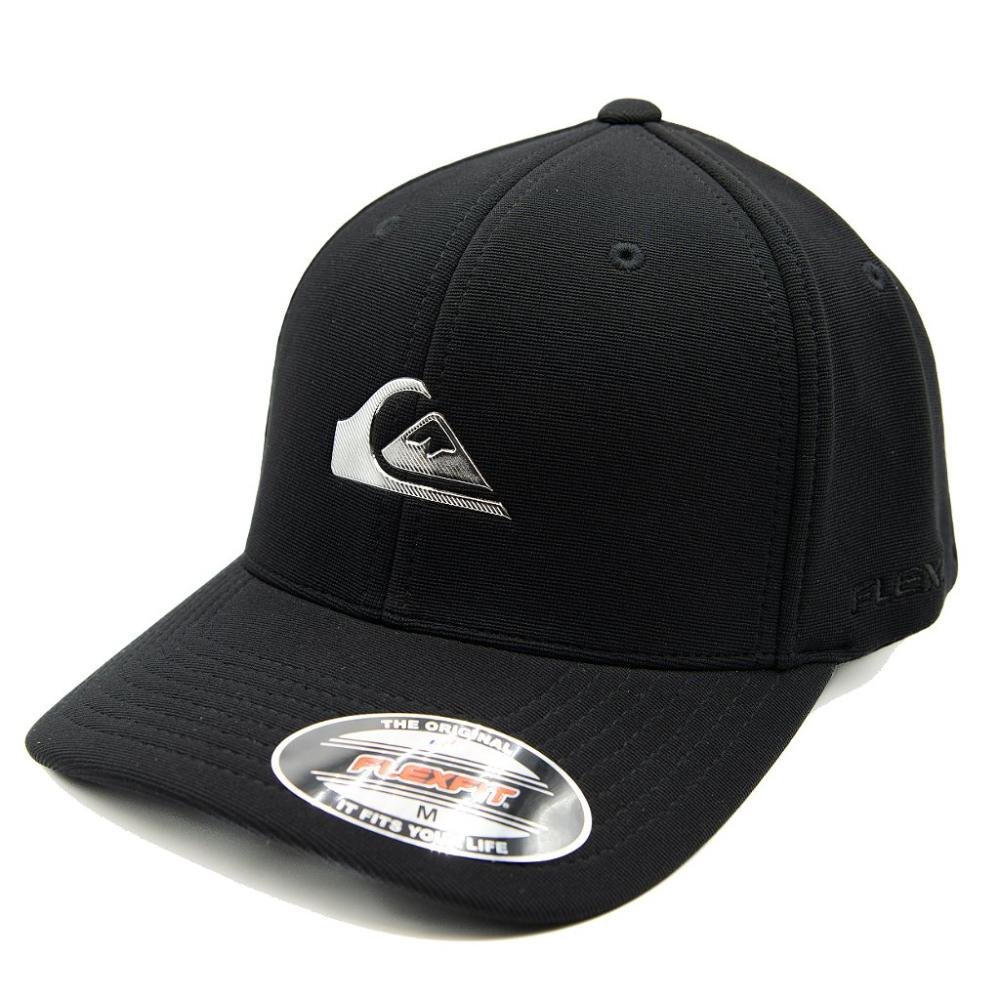 Boné Quiksilver Aba Curva Chrome Wedling Logo SM24 Black