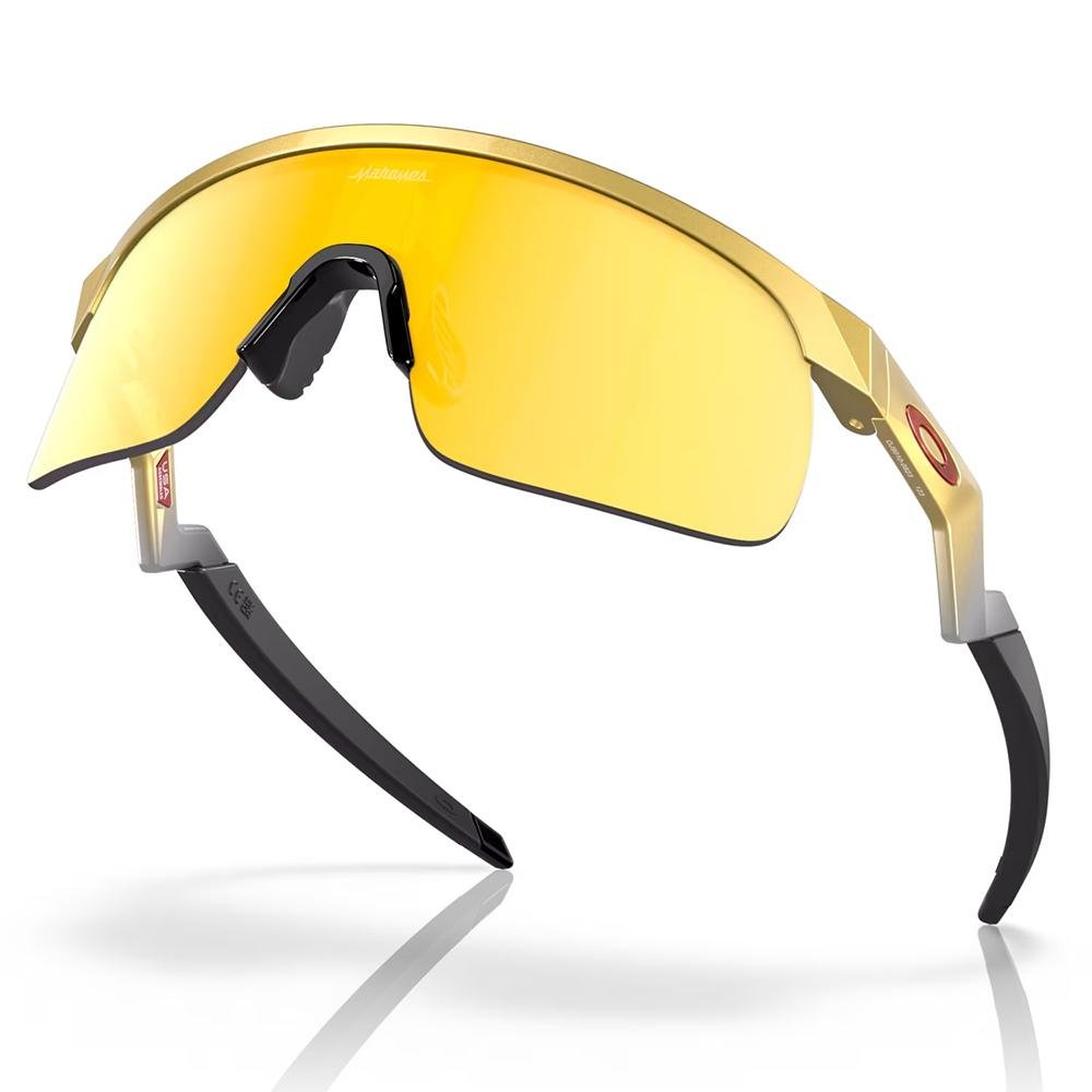 Óculos de Sol Oakley Resistor P Mahomes II Olympic Gold 0823 Dourado 2