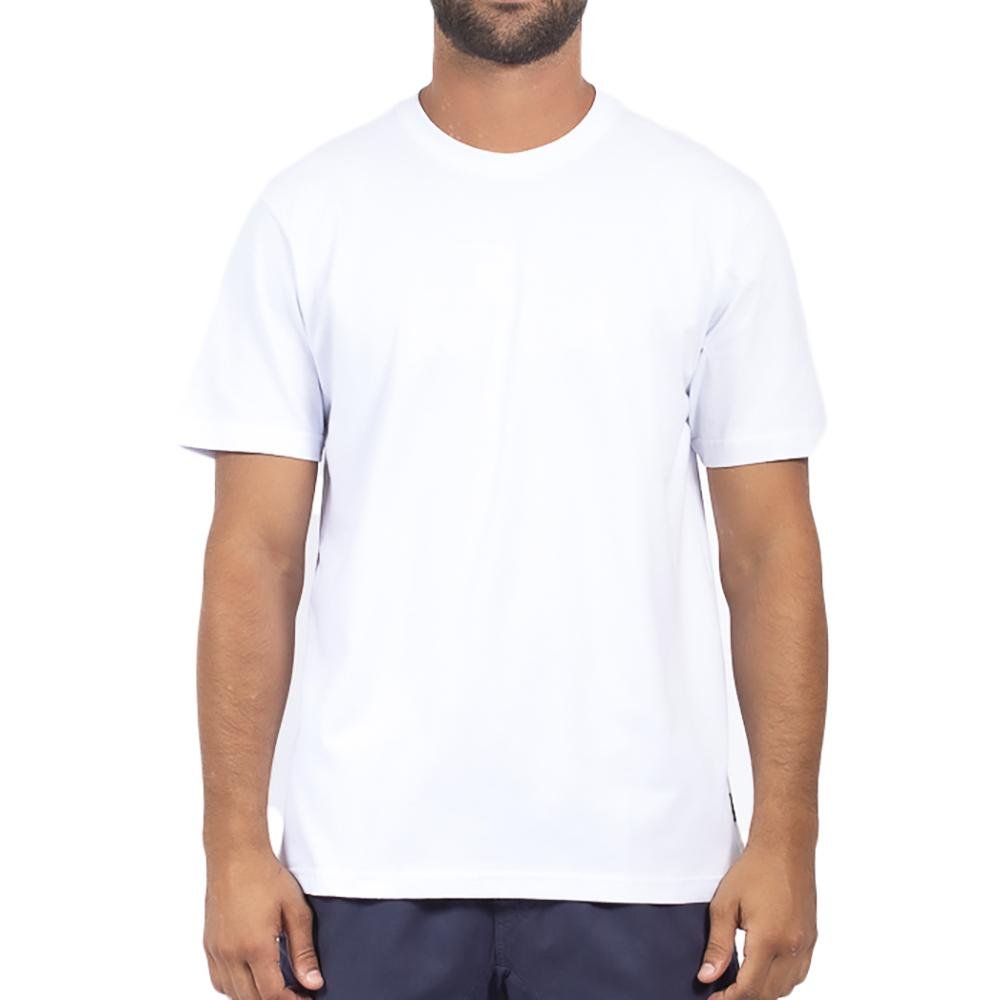 Camiseta Rip Curl Icon Logo SM24 Oversize Masculina Branco