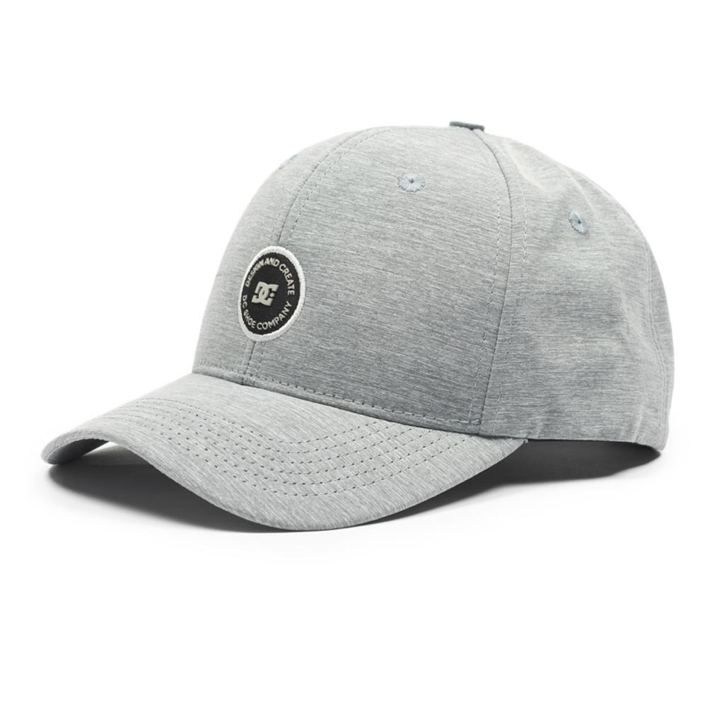 Boné DC Shoes Aba Curva Design N Create SM24 Cinza Mescla
