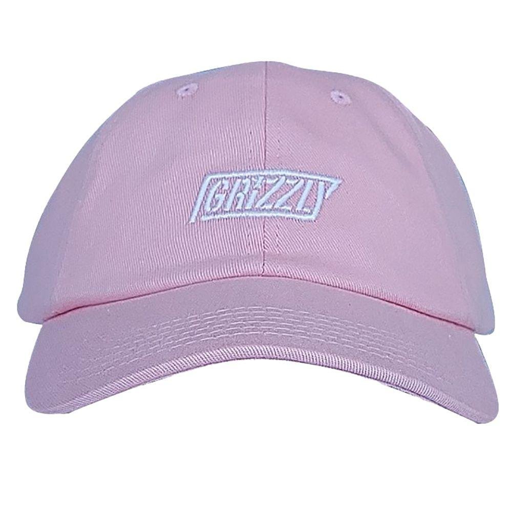 Boné Grizzly Aba Curva Speed Freak Dad Hat Rose Rosa 3