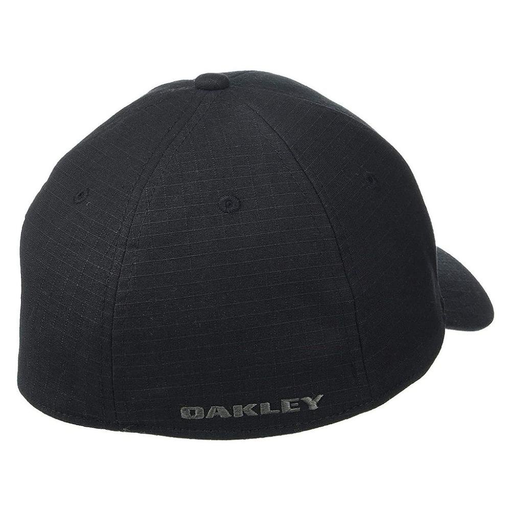 Boné Oakley Ellipse 6 Panel Hat Preto Preto 2