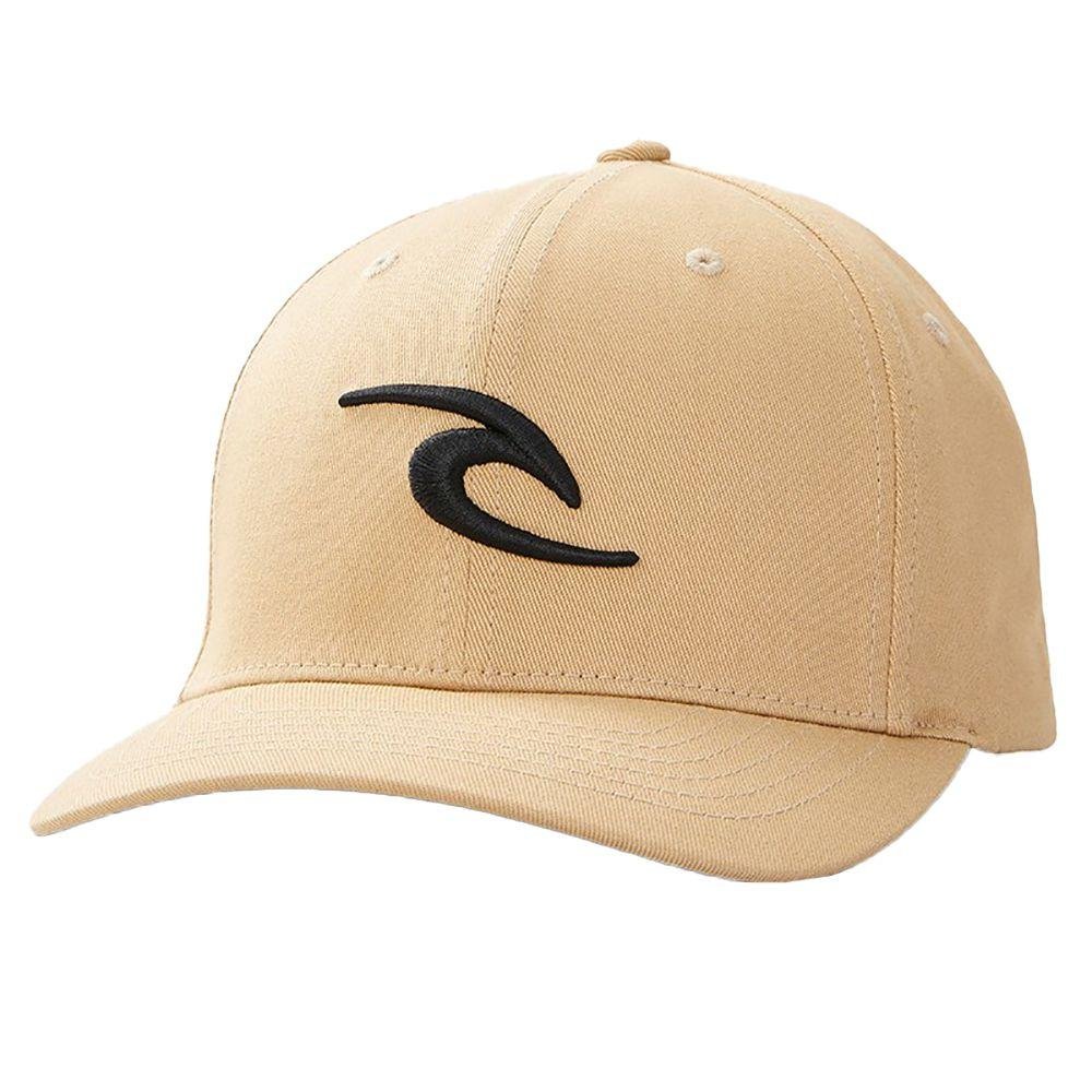 Boné Rip Curl Aba Curva Tepan Flexfit Cap Amarelo Amarelo 1
