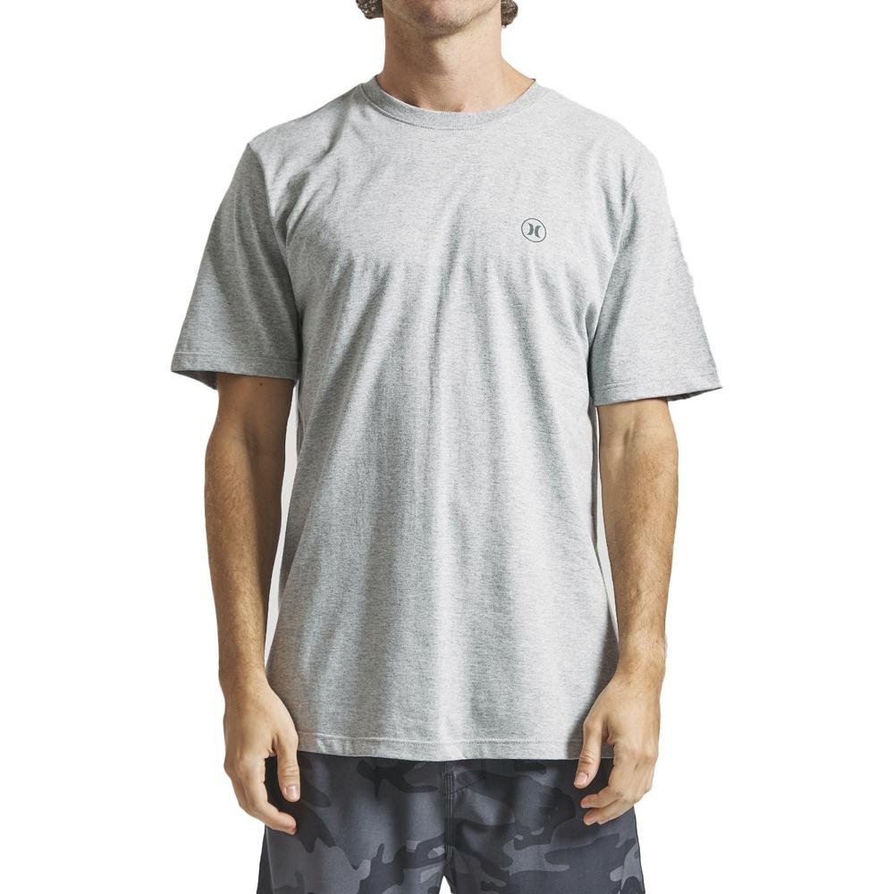Camiseta Hurley Mini Icon SM24 Oversize Masculina Cinza