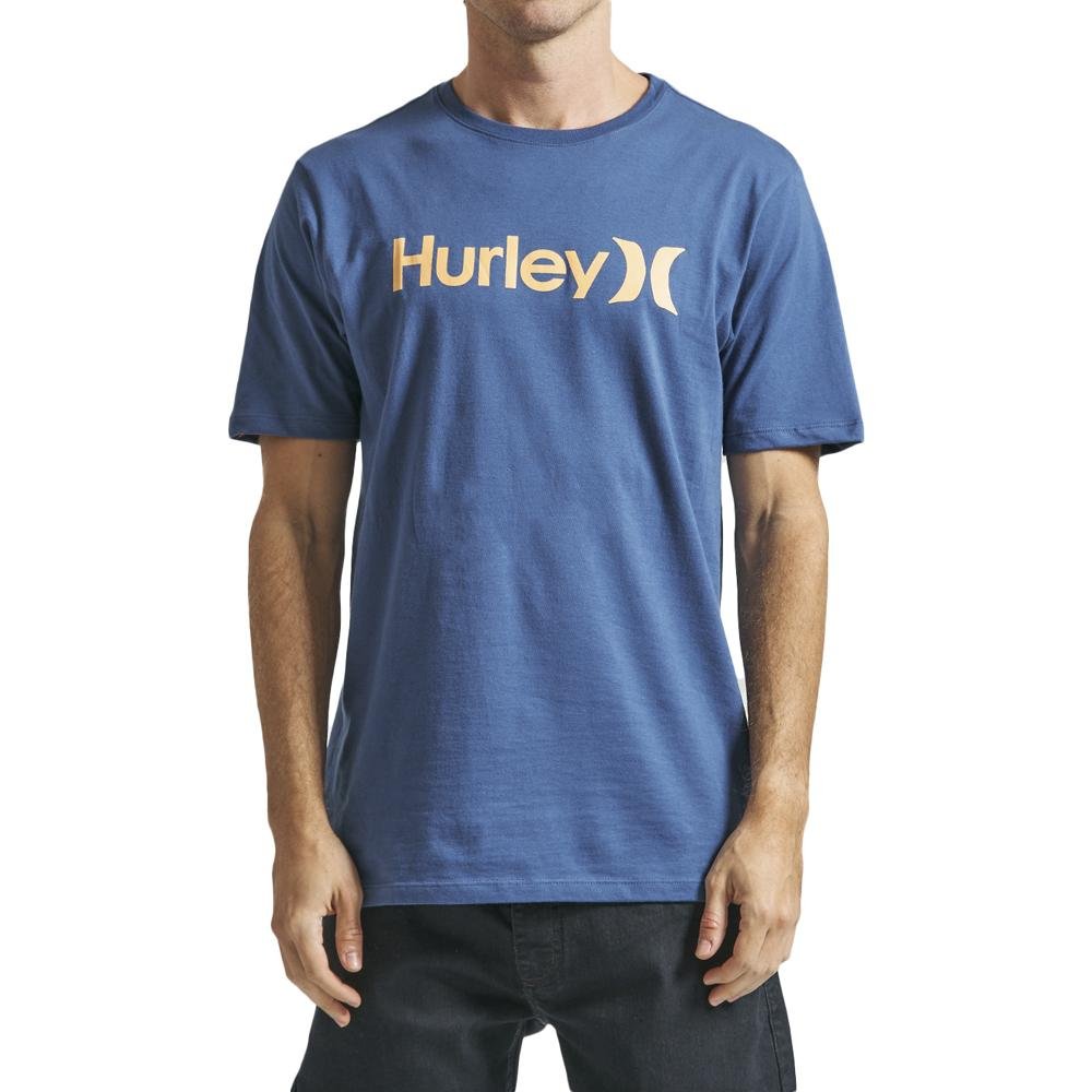 Camiseta Hurley O&O Solid Oversize SM24 Masculina Marinho