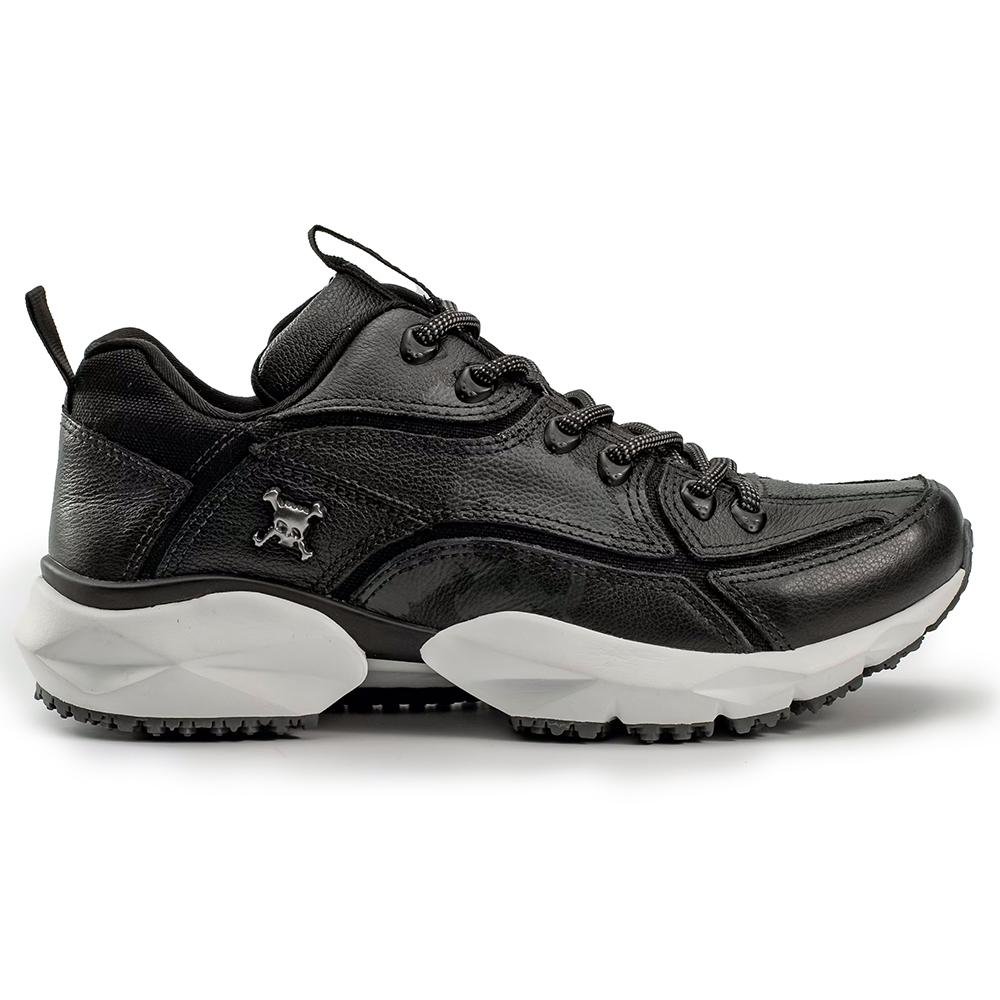 Tênis Oakley Flak II SNKR Back To Skull SM24 Jet Black Preto 2