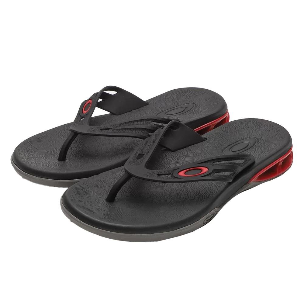 Chinelo Oakley Killer Point II SM24 Masculino Blackout Preto 1