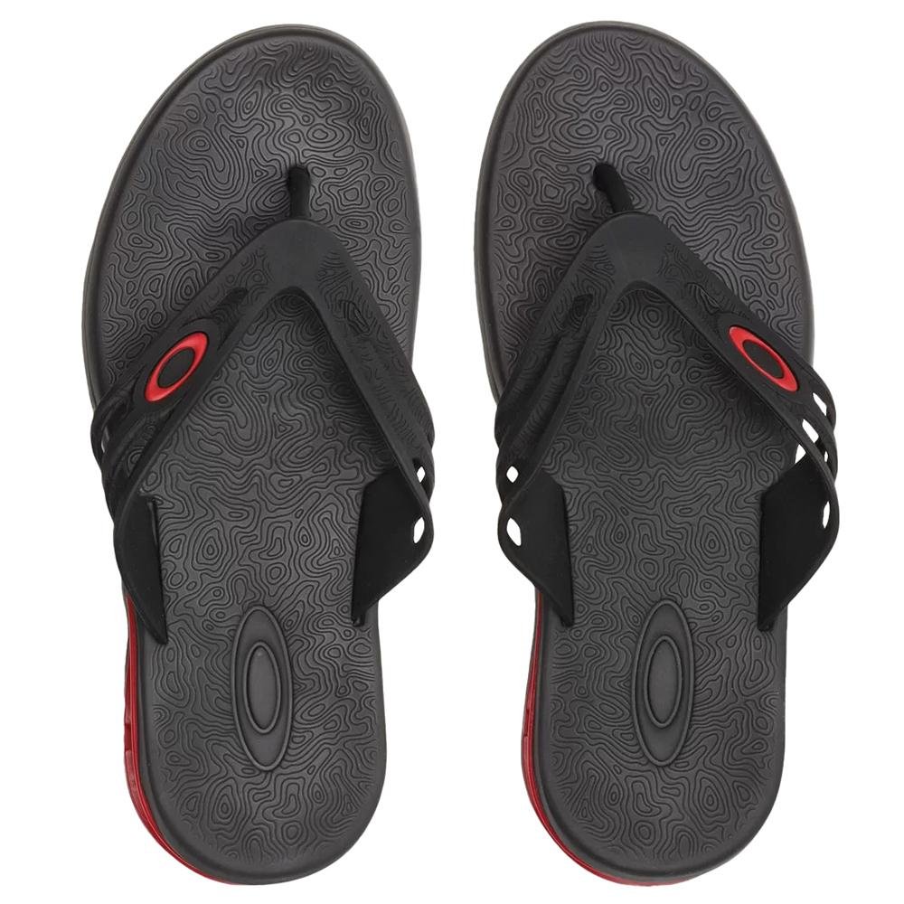 Chinelo Oakley Killer Point II SM24 Masculino Blackout Preto 3