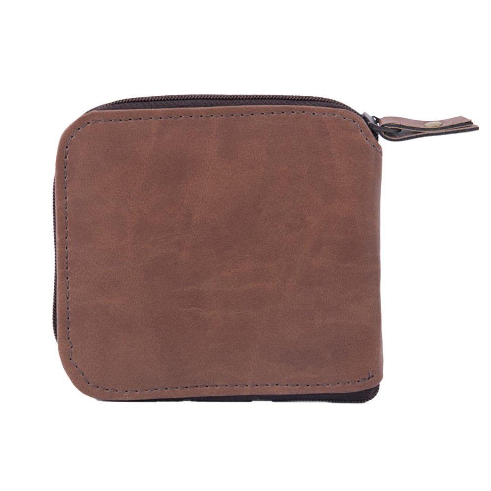 Carteira RVCA Zip Wallet Marrom Marrom 3