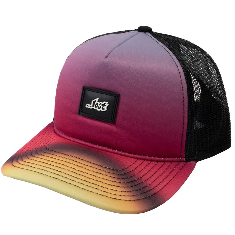 Boné Lost Aba Curva Trucker Sunset SM24 Rosa Rosa 1
