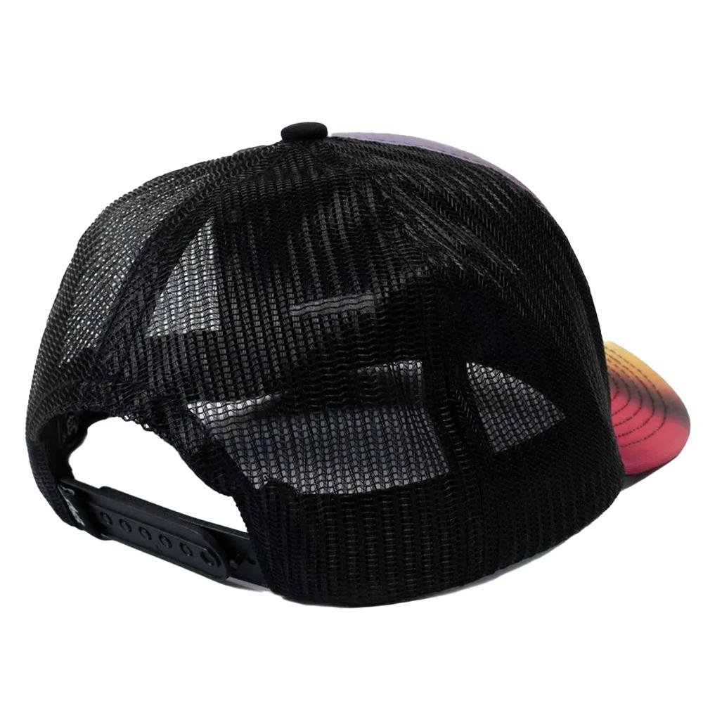 Boné Lost Aba Curva Trucker Sunset SM24 Rosa Rosa 2