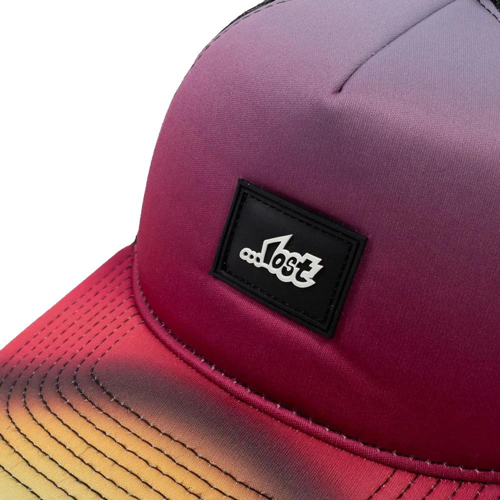 Boné Lost Aba Curva Trucker Sunset SM24 Rosa Rosa 3
