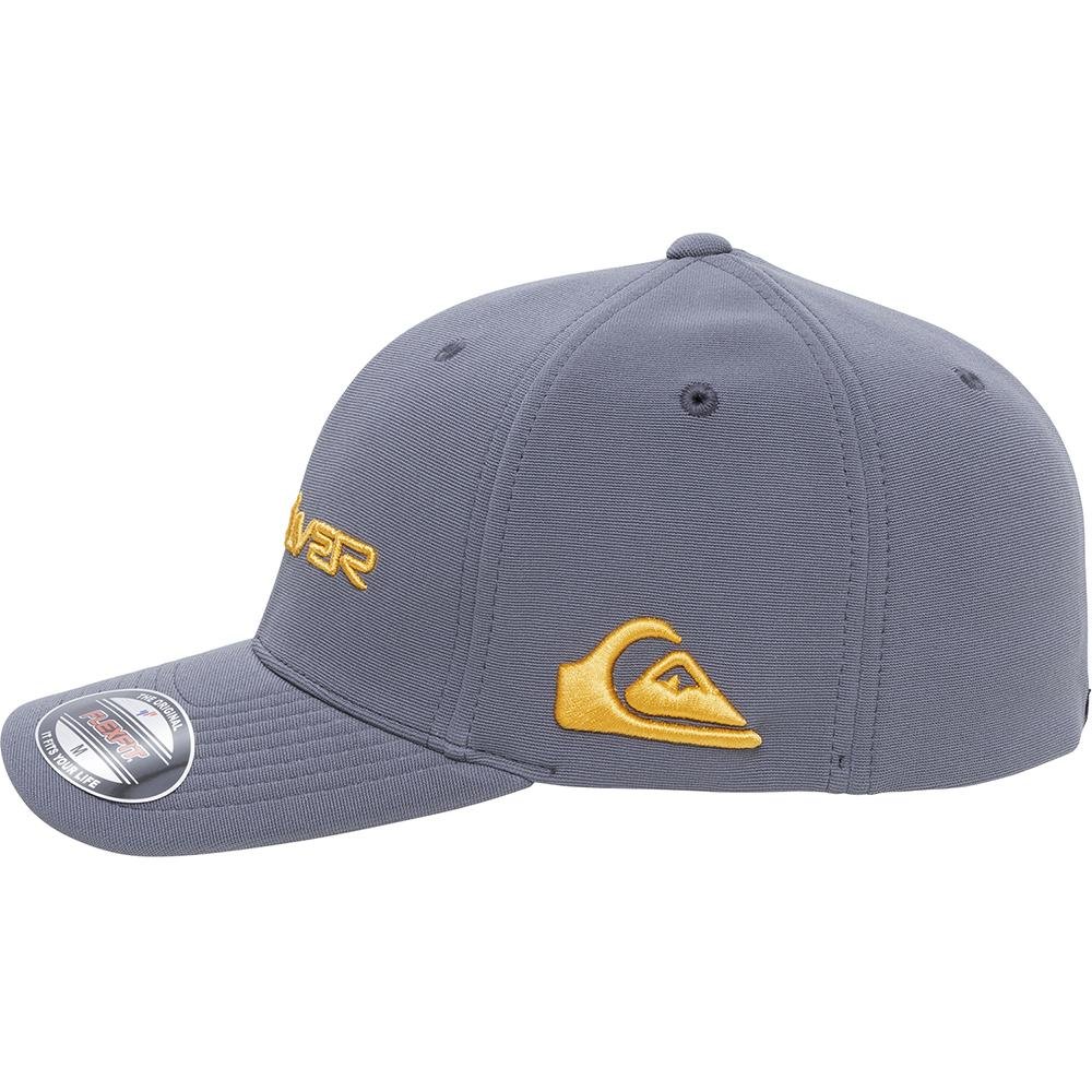 Boné Quiksilver Aba Curva Emb New Wave WT24 Dark Gray Cinza 4
