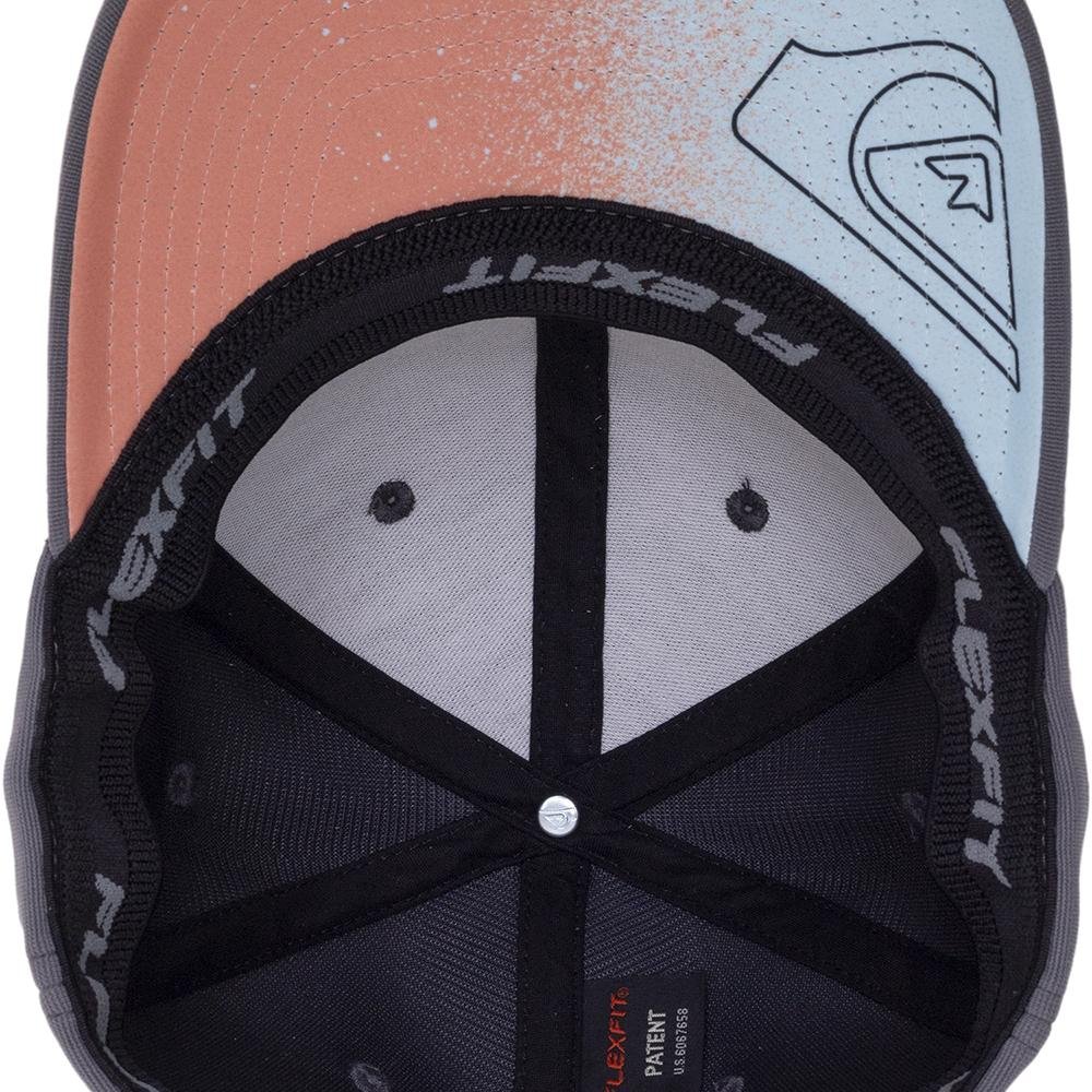 Boné Quiksilver Aba Curva Grandient New Wave WT24 Dark Gray Cinza 3