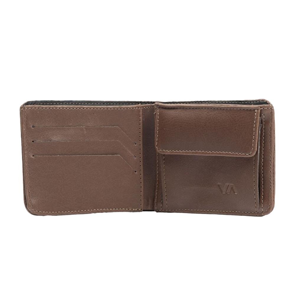 Carteira RVCA Tyler Bifold WT24 Marrom Escuro Marrom 2