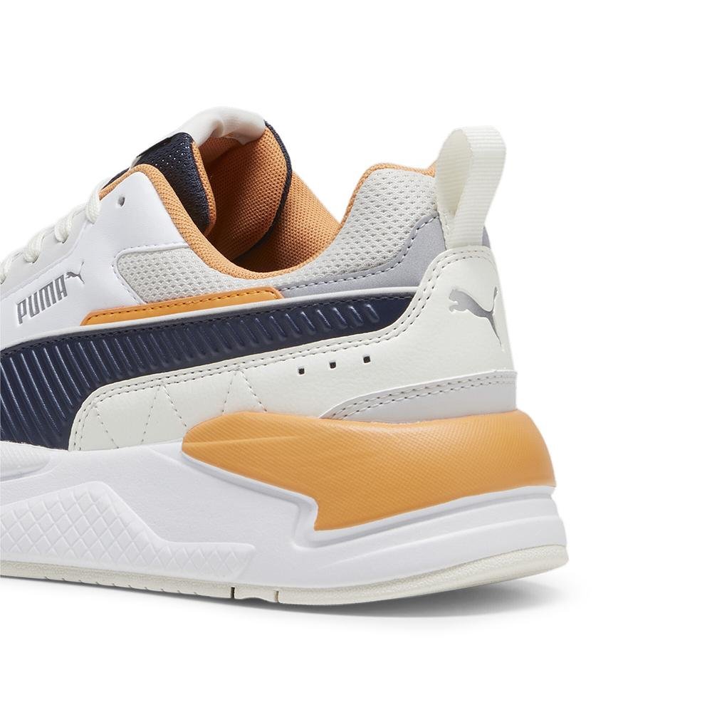 Tênis Puma X-Ray 2 Square Warm White/Navy/White/Clementine Branco 2