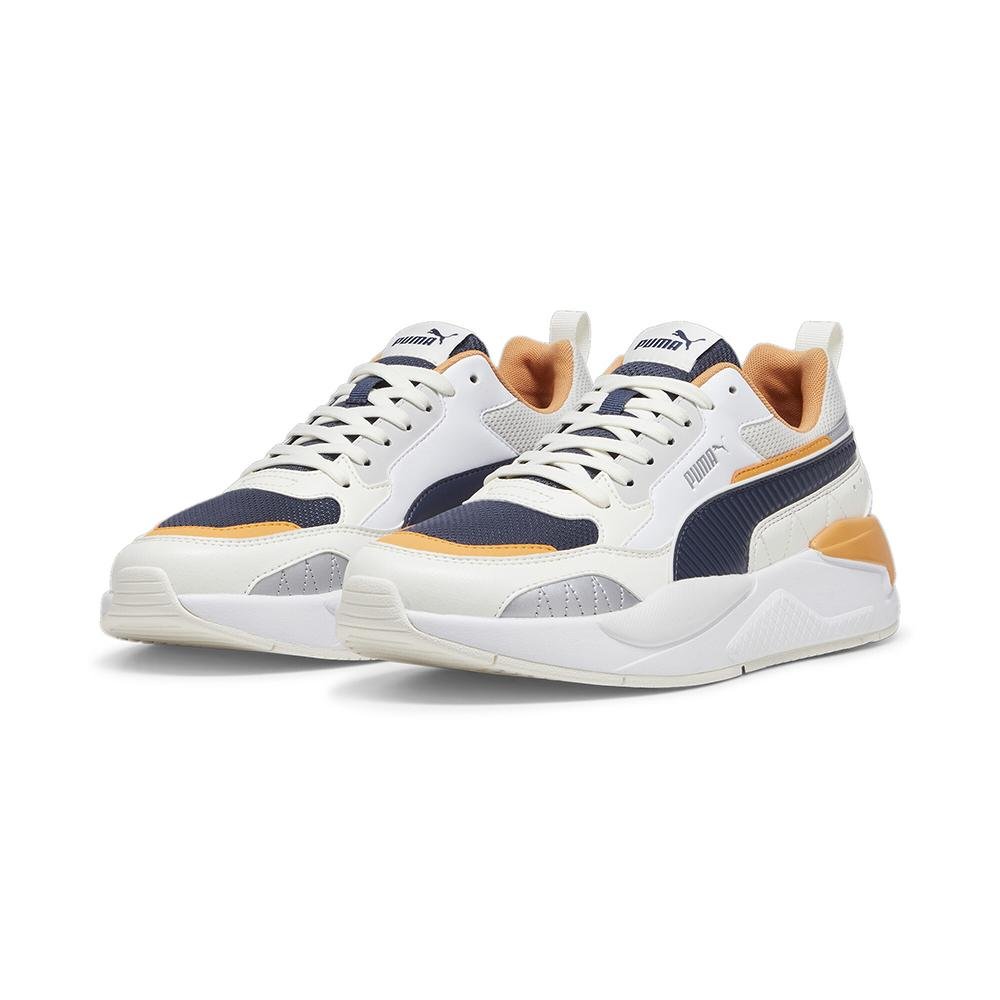 Tênis Puma X-Ray 2 Square Warm White/Navy/White/Clementine Branco 3