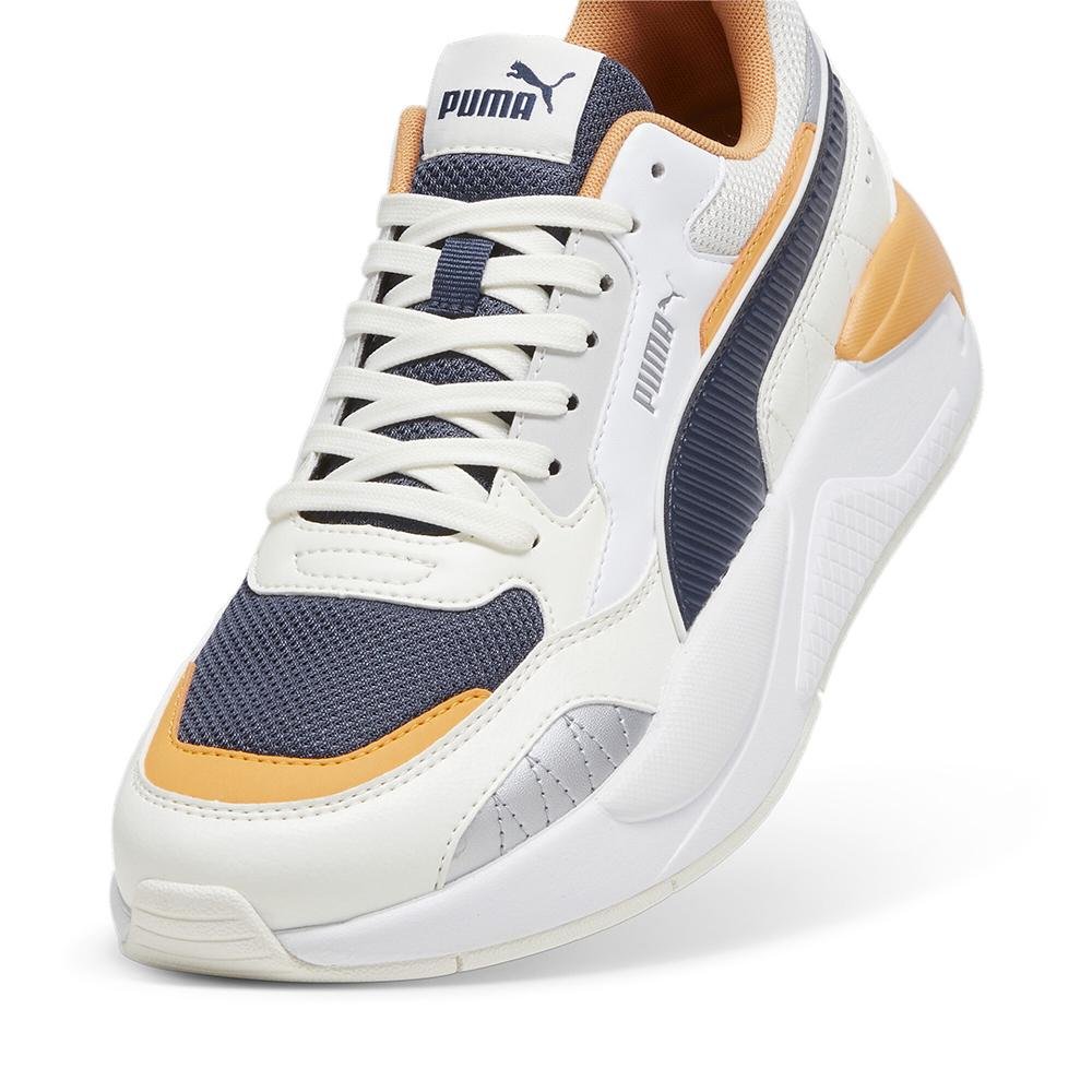 Tênis Puma X-Ray 2 Square Warm White/Navy/White/Clementine Branco 4