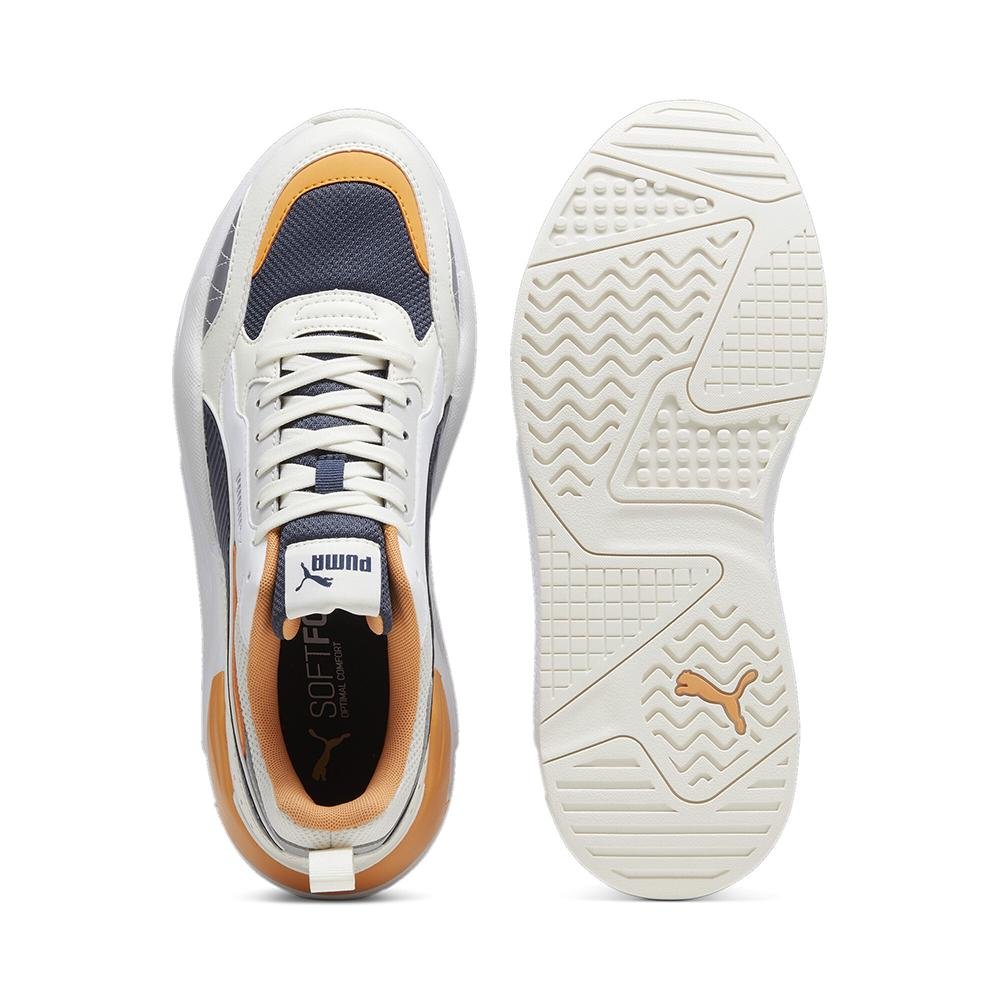 Tênis Puma X-Ray 2 Square Warm White/Navy/White/Clementine Branco 6