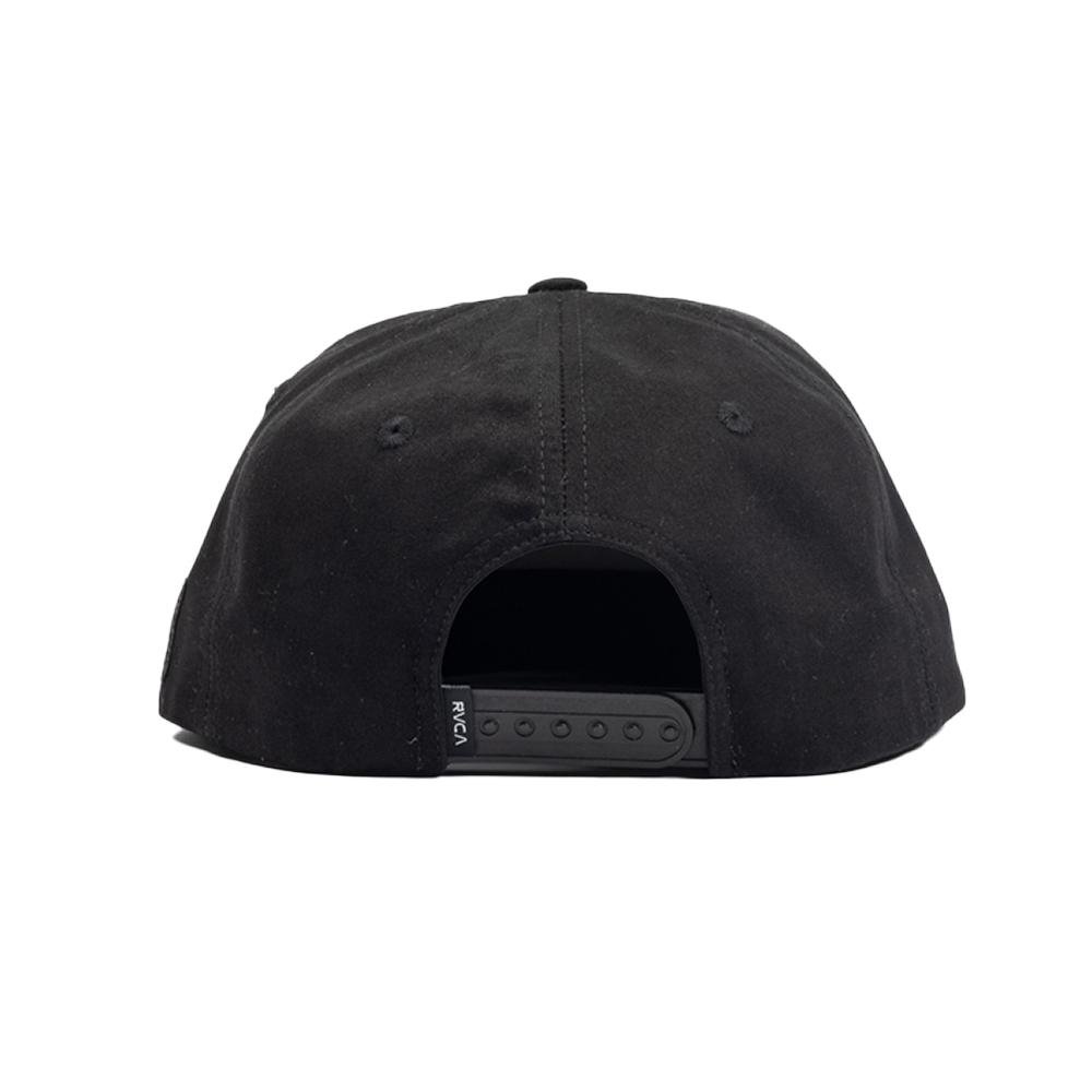 Boné RVCA Aba Reta Dmote Snapback WT24 Preto Preto 2