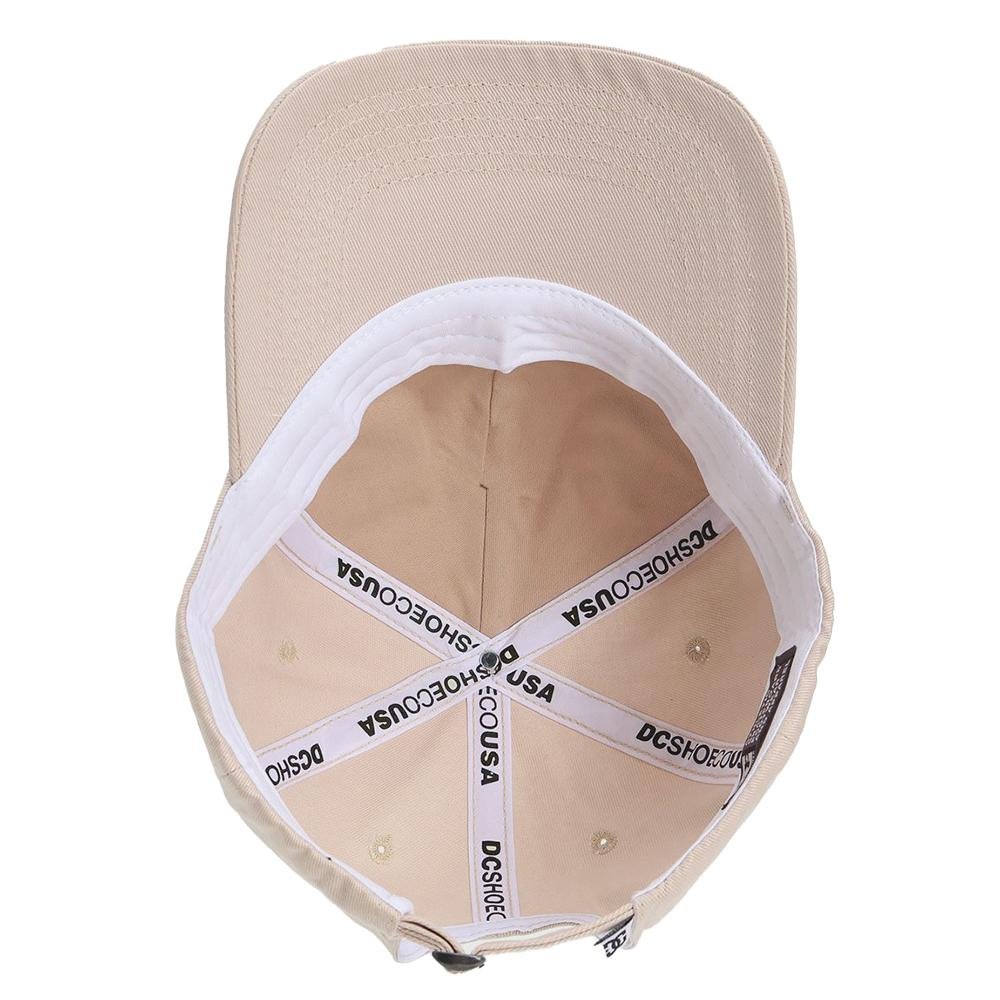 Boné DC Shoes Aba Curva Benchwarmer Strapback WT24 Caqui Bege 4
