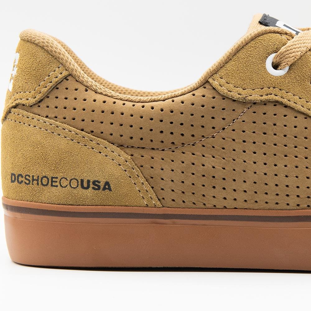 Tênis DC Shoes DC Anvil LA SE WT24 Caramel/Black/Gum Bege 2