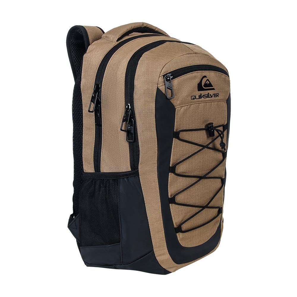 Mochila Esportiva Quiksilver Urban Style I04 Kakhi Bege/Preto 3