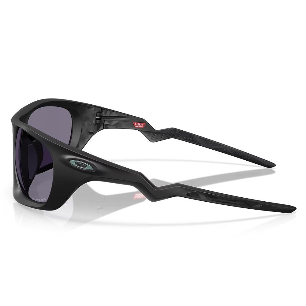 Óculos de Sol Oakley Lateralis Matte Black Ink Prizm Grey Preto 2