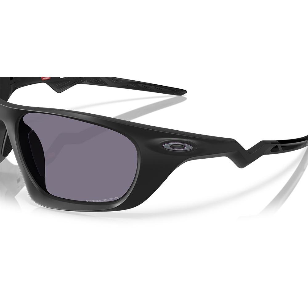 Óculos de Sol Oakley Lateralis Matte Black Ink Prizm Grey Preto 4