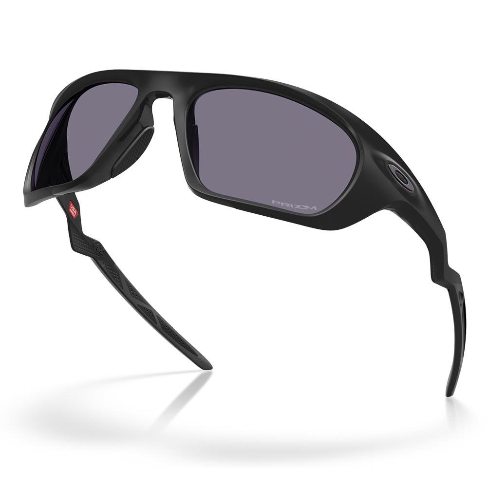 Óculos de Sol Oakley Lateralis Matte Black Ink Prizm Grey Preto 5