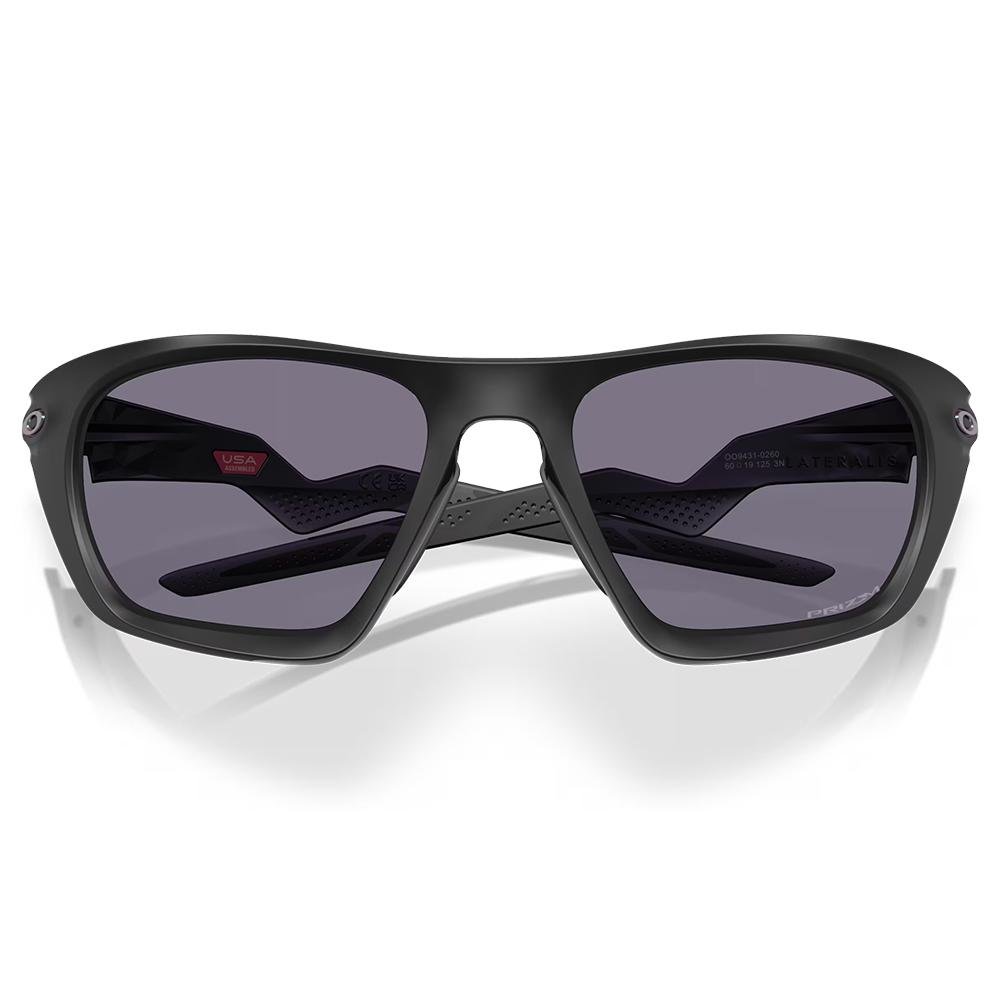 Óculos de Sol Oakley Lateralis Matte Black Ink Prizm Grey Preto 7