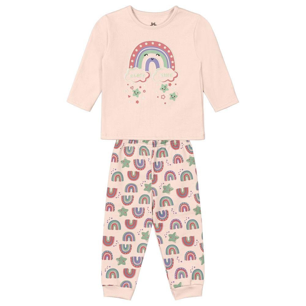 Pijama Infantil De Arco-Íris Brandili - 548112831