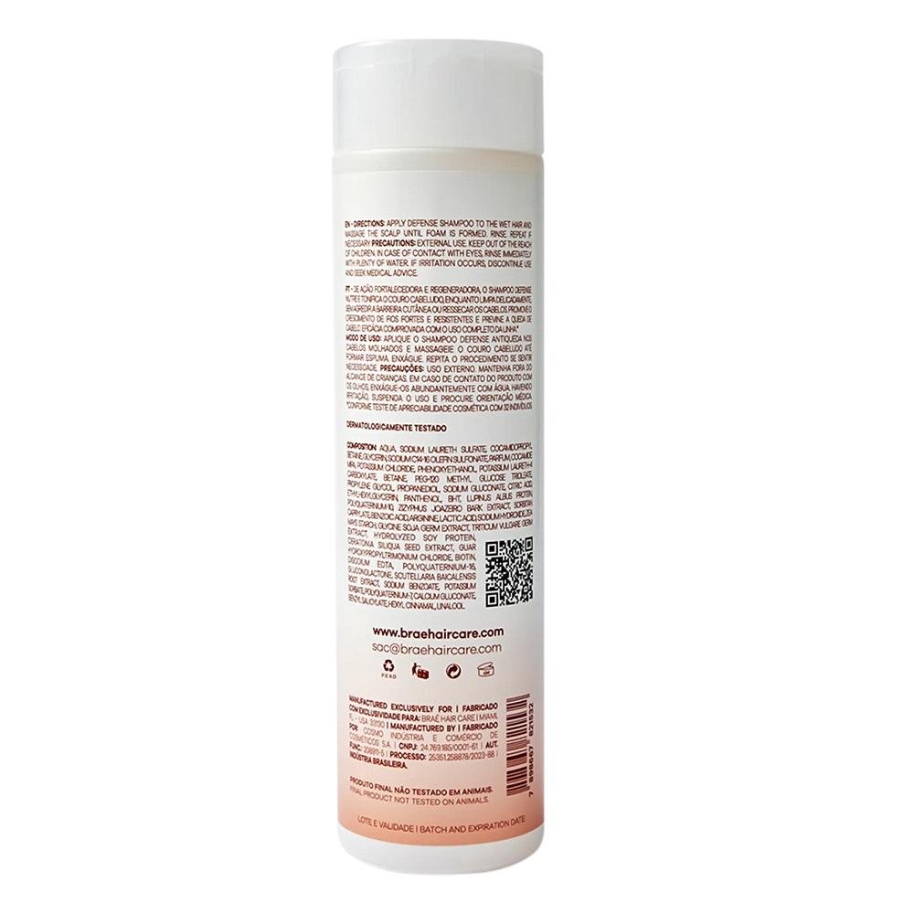 Braé Defense Anti Hair Loss Kit Antiqueda -  4 Produtos ÚNICO 4