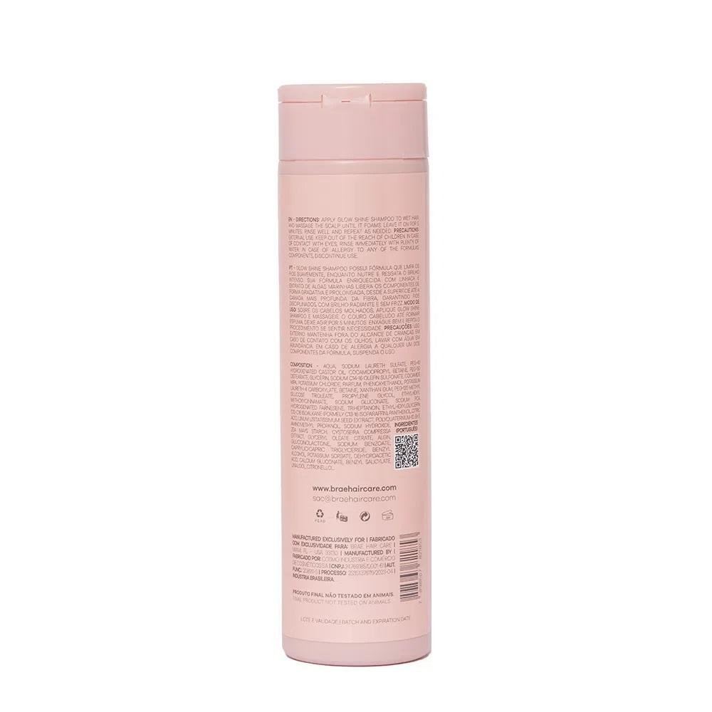 Kit Braé Glow Shine Shampoo 250ml + Condicionador 250ml + Ativador de Brilho 200ml ÚNICO 2