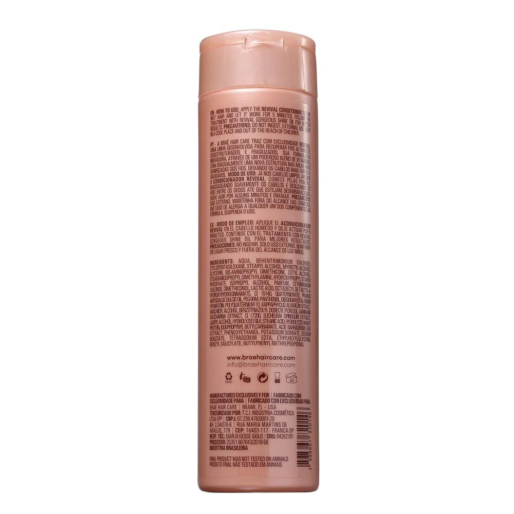 Kit Shampoo e Condicionador Braé Revival 2x250ml ÚNICO 4