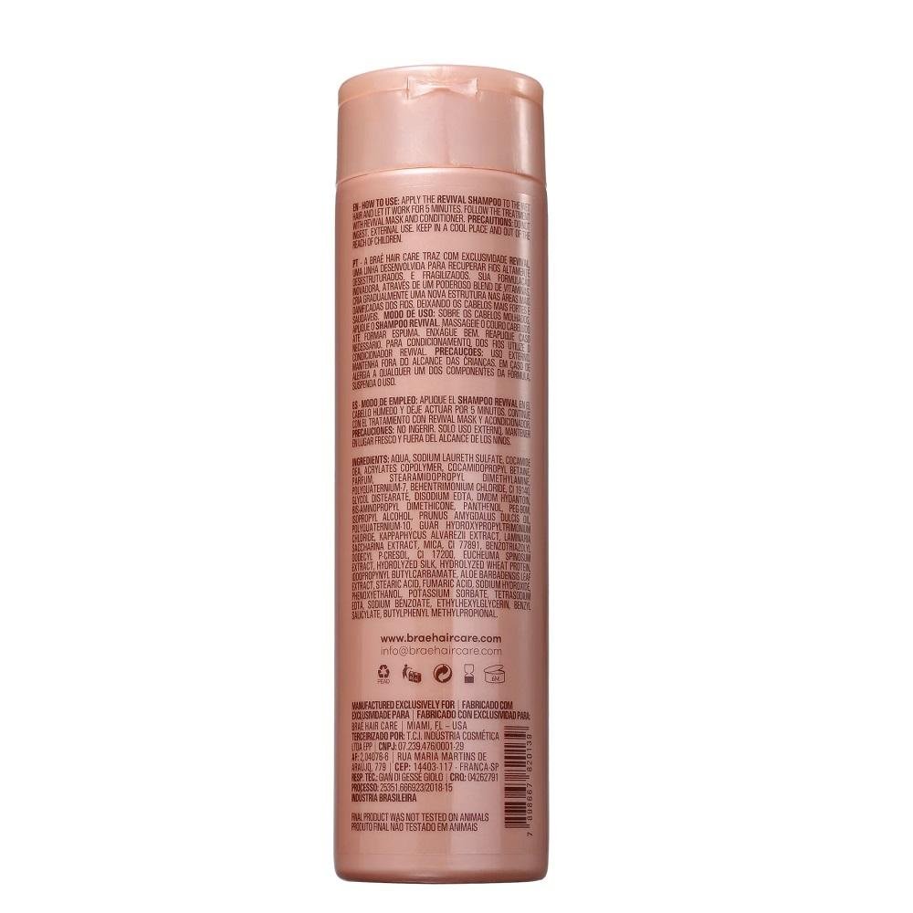 Kit Shampoo e Condicionador Braé Revival 2x250ml ÚNICO 5