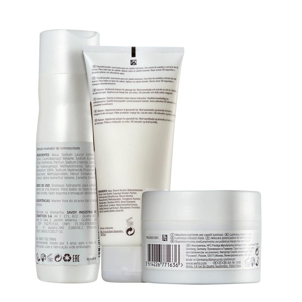 Wella Professionals Oil Reflections - Kit Shampoo 250 ml + Condicionador 200 ml + Máscara 150 ml ÚNICO 2